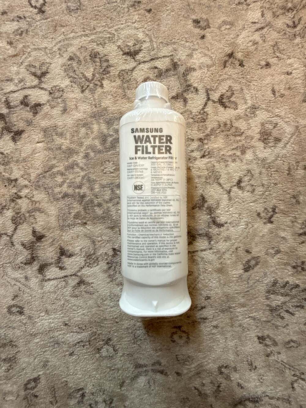Samsung HAF-QIN Refrigerator Water Filter DA29-17376B
